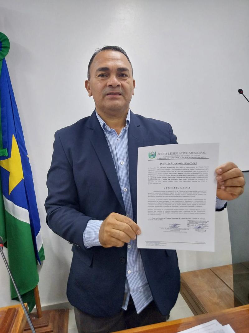 MATÉRIA APRESENTADA EM PLENÁRIO PELO VEREADOR ALAILSON MARQUES DA SILVA - PSD 