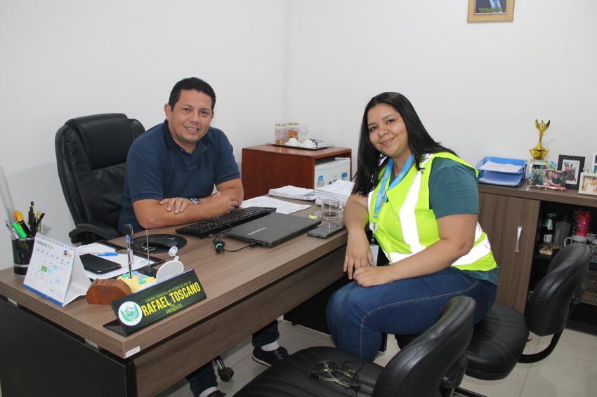 Presidente da Câmara Municipal Reúne com Representante da CSA